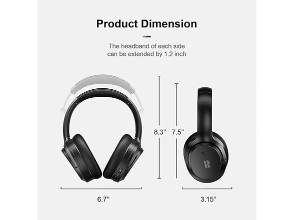 Calmbee ANC Wireless Bluetooth Headphones