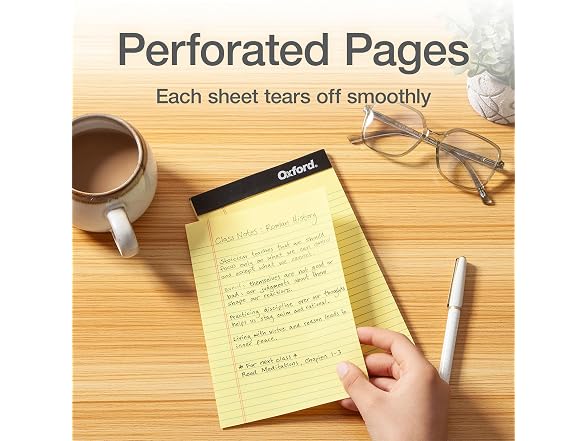 Oxford Premium Legal Pads, 6 Pack, Thick