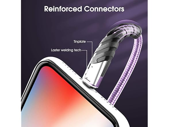 CyvenSmart  (3 Pack) Long iPhone Charger