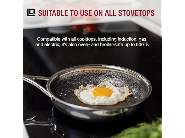 LIVWELL DiamondClad 10-Inch Hybrid Pan