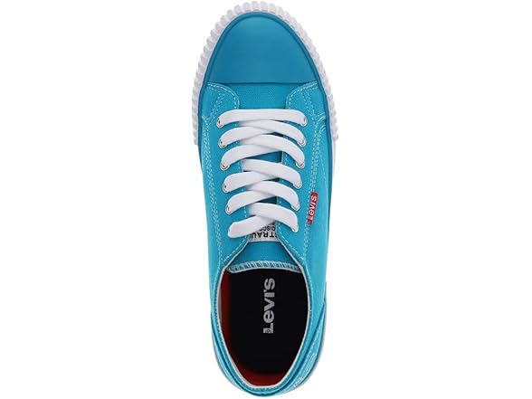 Levi's Women's Casual Sneaker, Aqua, 6
