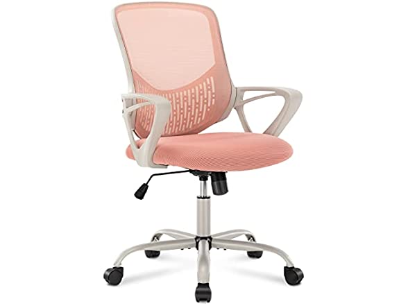 SMUG Ergonomic Mesh Swivel Chair, Pink