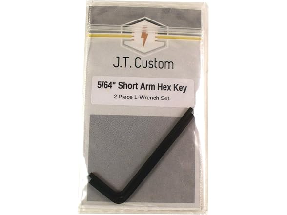 5/64" Short Arm Hex Key L-Wrench 2 Pack (5/64")
