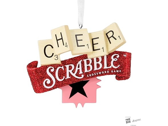 Hallmark Hasbro Scrabble Christmas Ornament