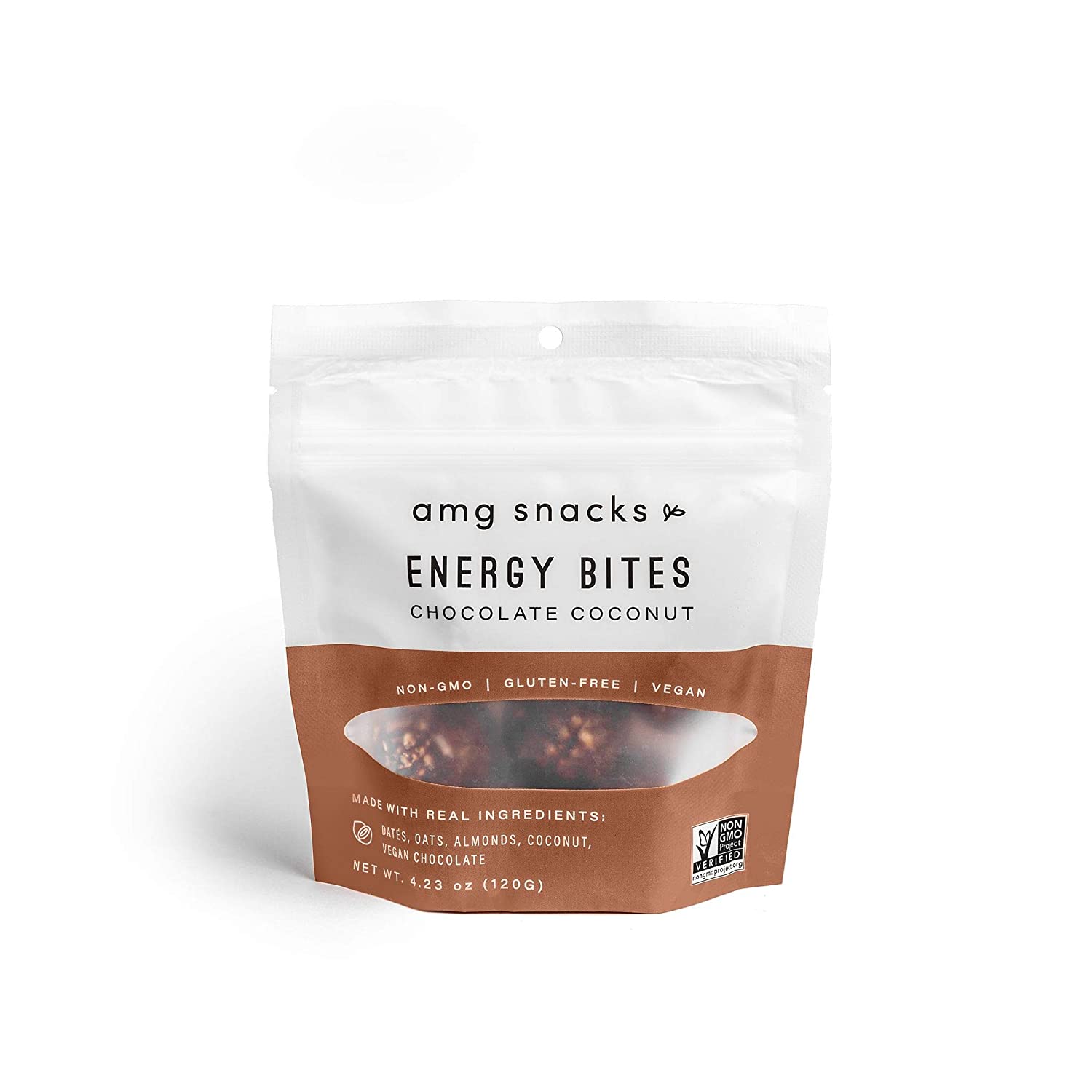 (6 Pack) AMG Chocolate Coconut Energy Bites - Gallery 5