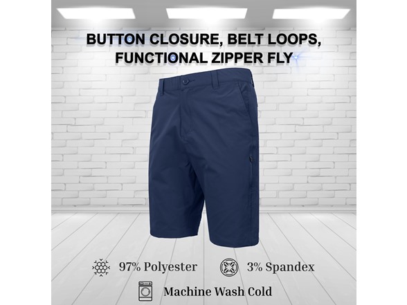 3Pk Asst Mens Stretch Utility Shorts