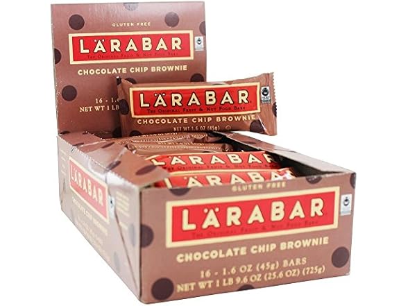 Larabar Chocolate Chip Brownie - 16 Bars
