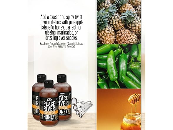 4 Item Set- Peace River Honey & Measuring Spoons