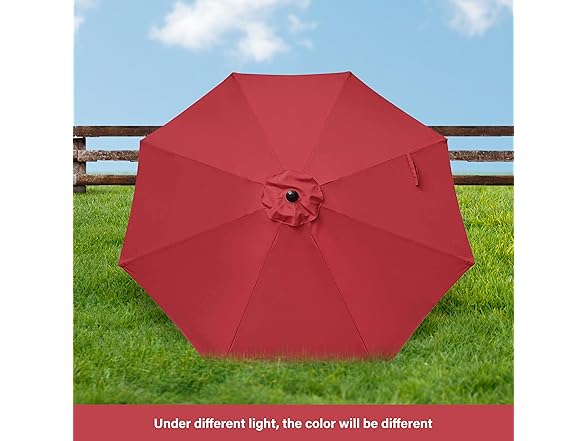 HealSmart 9' Outdoor Patio Umbrella