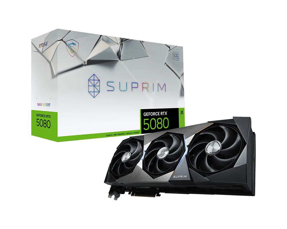 MSI GeForce RTX 5080 16G SUPRIM SOC - Gallery 2