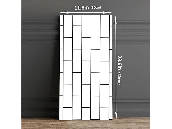 J&V Textiles 11.8" x 23.6" Marble Peel and Stick Panels