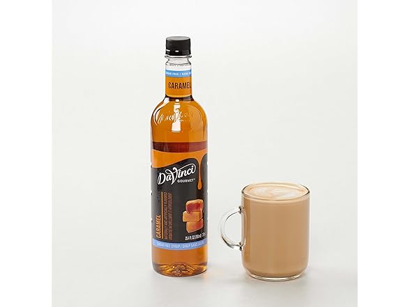 DaVinci Gourmet Sugar-Free Caramel Syrup, 25.4 oz.