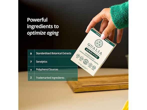 QUALIA LIFE SCIENCES Senolytic Supplement 30ct