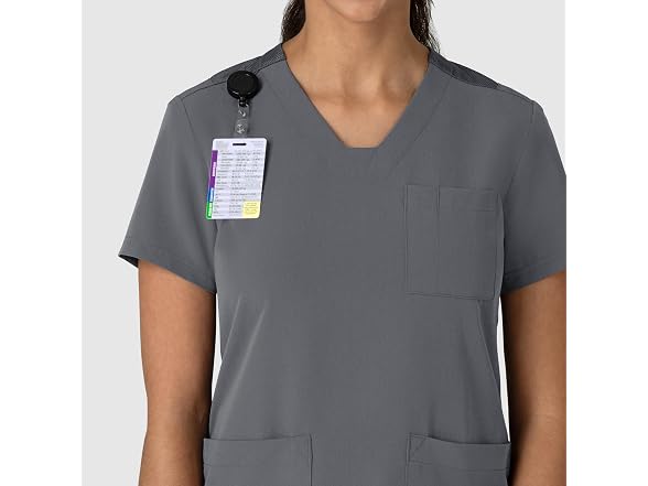 WonderWink (S) Flex-n-reach V-neck Scrub Top