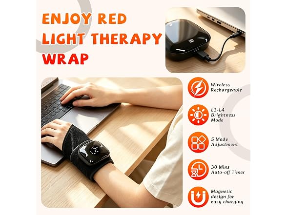 CYLBUNE Red Light Therapy for Wrist
