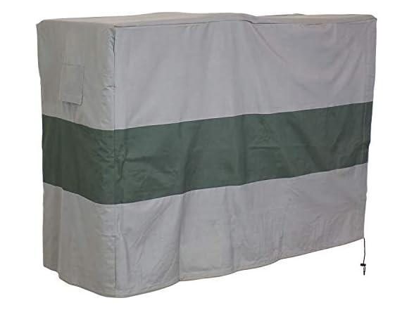 Sunnydaze Decor Log Rack Cover Gray/Green 8 Ft