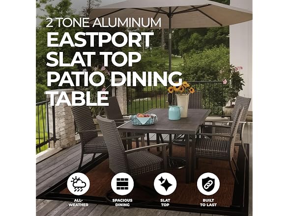 Four Seasons Courtyard 40" x 70" Rectangular Patio Dining Table