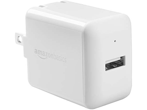 AmazonBasics 12W One-Port USB-A Wall Charger - Gallery 7