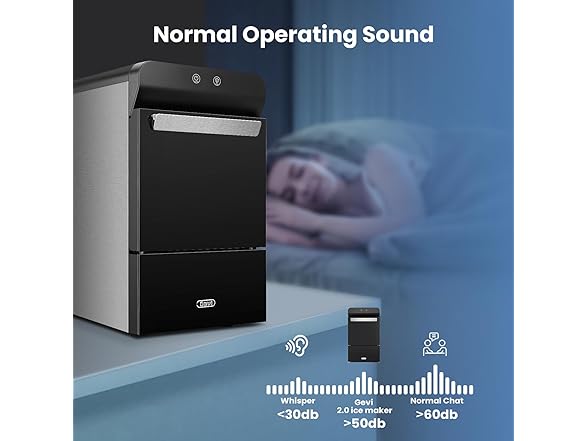 Gevi V2.0 Countertop Ice Maker 38lbs/24H