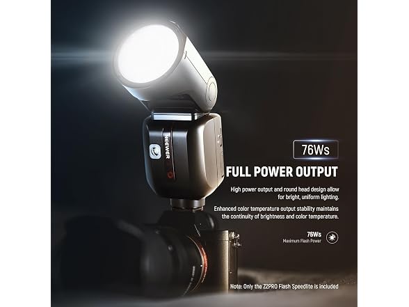 NEEWER Z2PRO-S 2.4G TTL Round Head Flash Speedlite