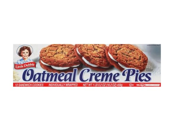 Little Debbie Oatmeal Crème Pie 16. 2 oz