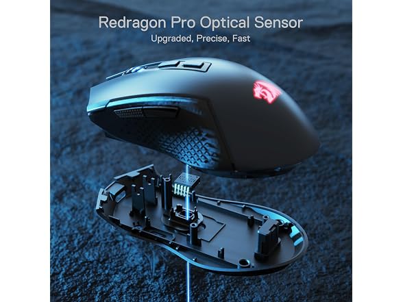 Redragon M693 LIT Wireless RGB Gaming Mouse