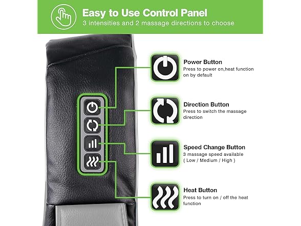 cotsoco Shiatsu Neck Massager - Grey