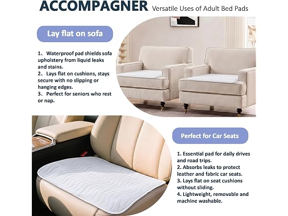 Accompagner Incontinence Bed Pads