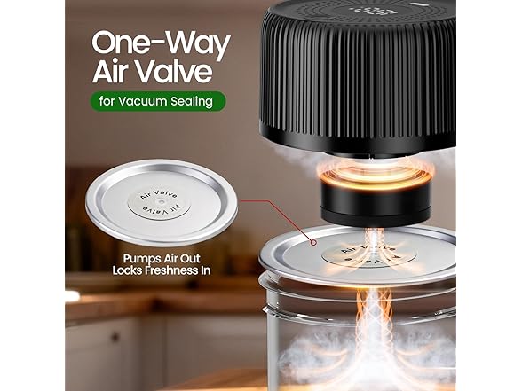 Staweiger Mason Jar Vacuum Sealer Kit