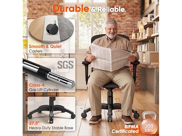 GABRYLLY Ergonomic Mesh Office Chair