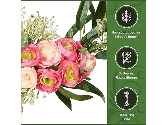 National Tree Company 16" Artificial Spring Wreath
