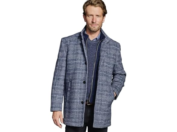  Johnston & Murphy Wool Car Coat