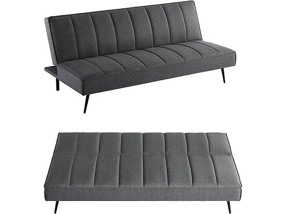 Zinus Quinn Convertible Sofa Bed, 2 in 1