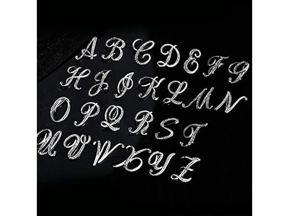 Rosette Hair Letter Brooch