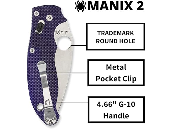 Spyderco Manix 2 Signature Knife