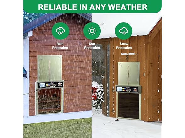 Chicken Coop Door Solar Powered