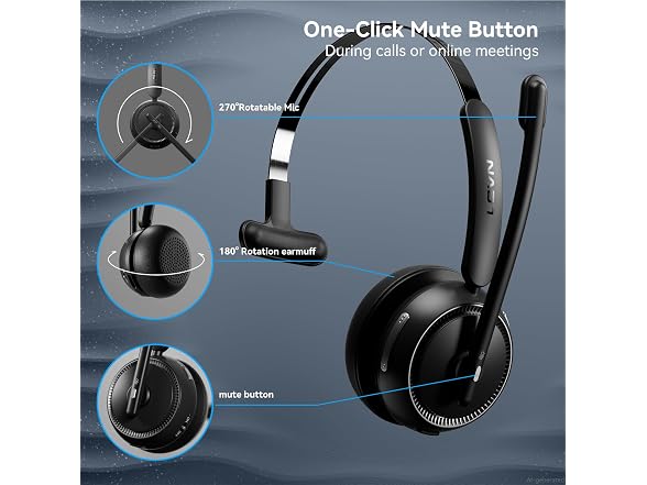 LEVN Wireless BT Headset Charging Base