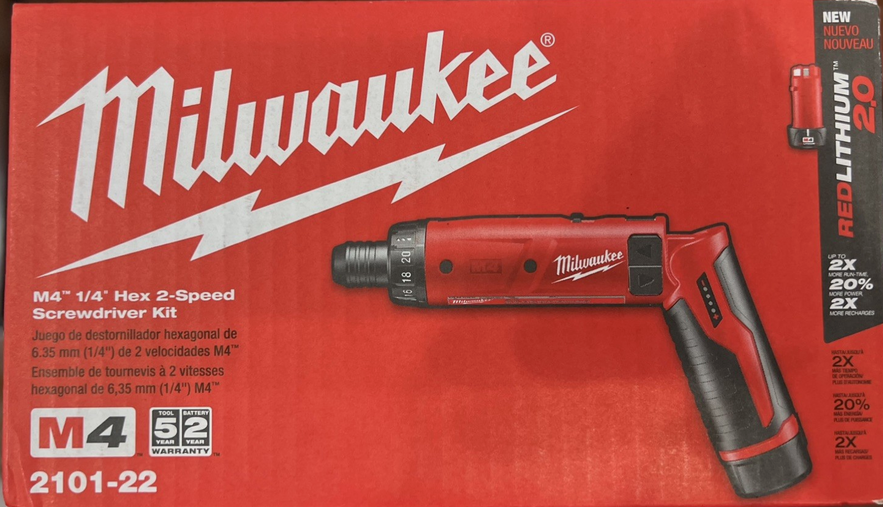 Milwaukee 2101-22 M4™ 1/4" Hex Screwdriver Kit - Gallery 2