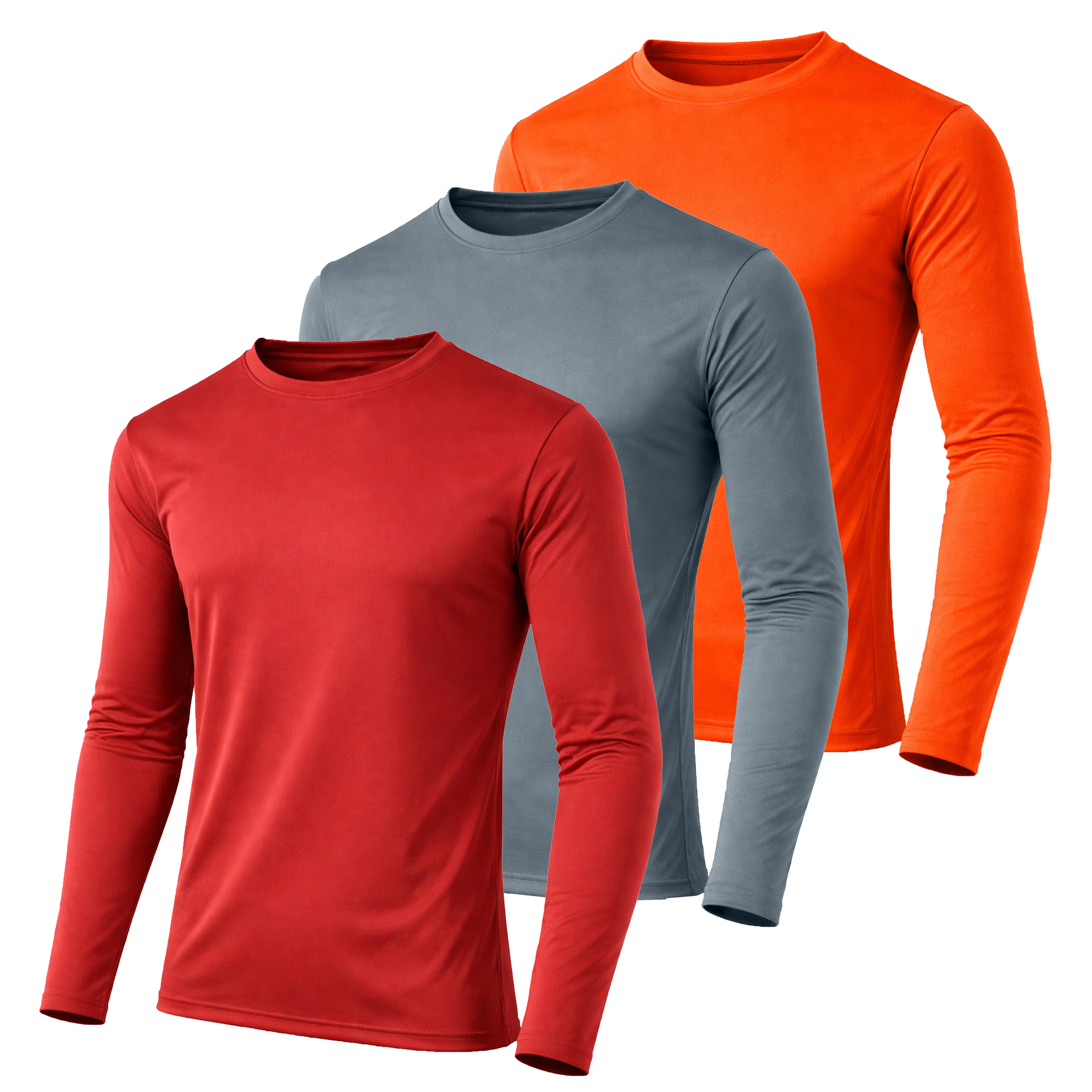 3Pk Mens L/S Performance Shirt - Gallery 20