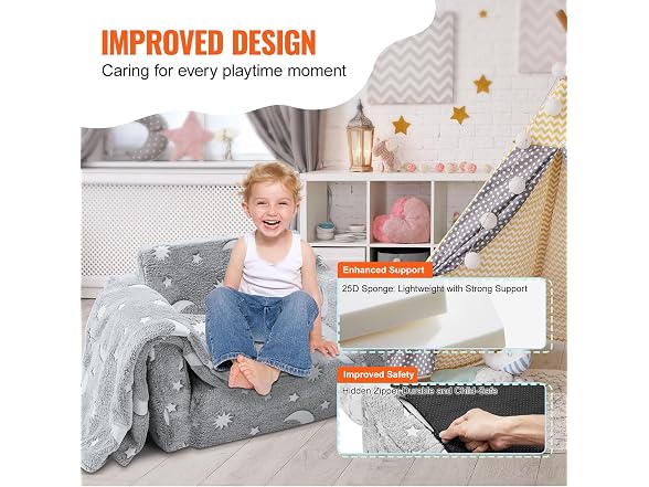 Fold-Out Kids Sofa