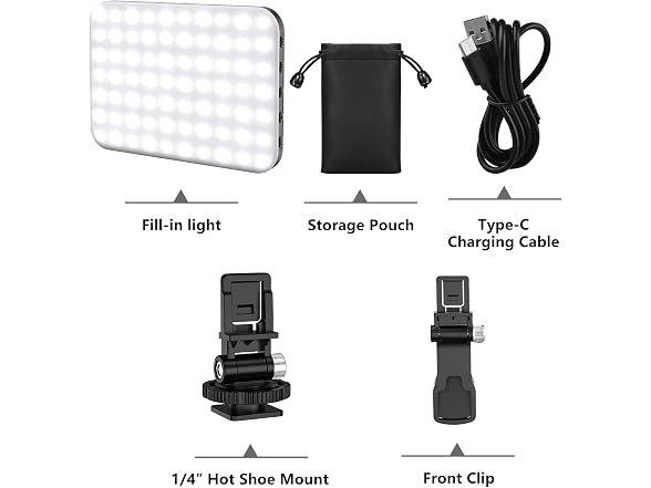 Anautin Hagibis LED Camera Light