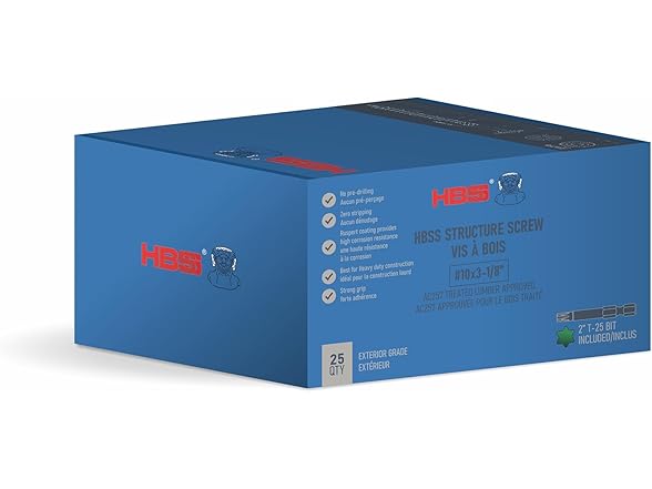 HBSS 25 pcs Premium Wood Screws