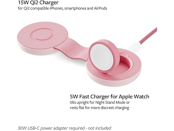 Butterfly SE 2-in-1 Compact Foldable Wireless Travel Charger (Open Box)