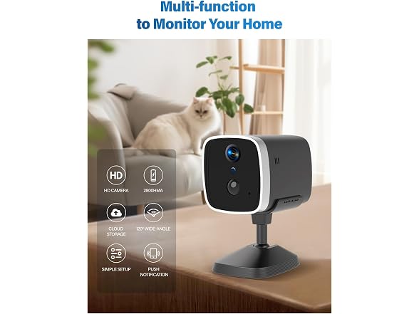 ZHIXIAOYI 4G LTE Security Camera 2K