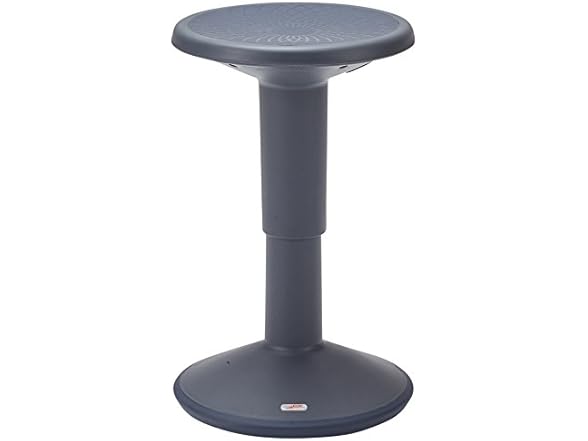 ECR4Kids SitWell Wobble Stool, Grey
