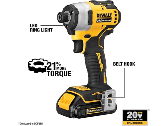 DeWalt DCF809B ATOMIC 20V MAX Impact Driver