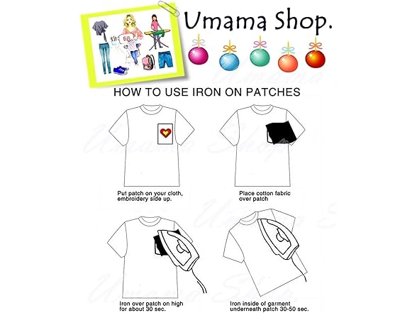 Umama Patch Cute Ball Disco Patches