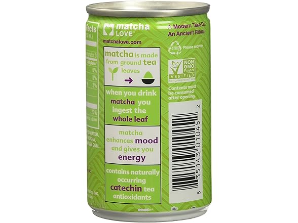 1CT Matcha LOVE Sweetened Green Tea Made 5.2 oz