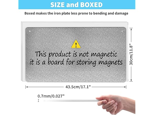 Bonnary  2Pack Magnetic Board