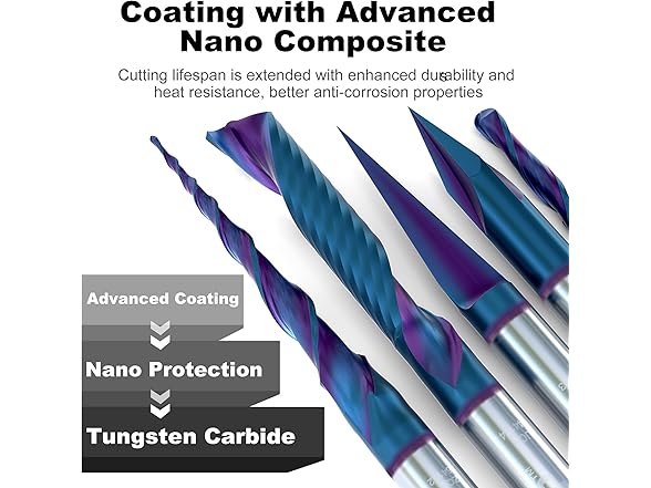 XDENGP Spiral Tapered Ball Nose Spiral